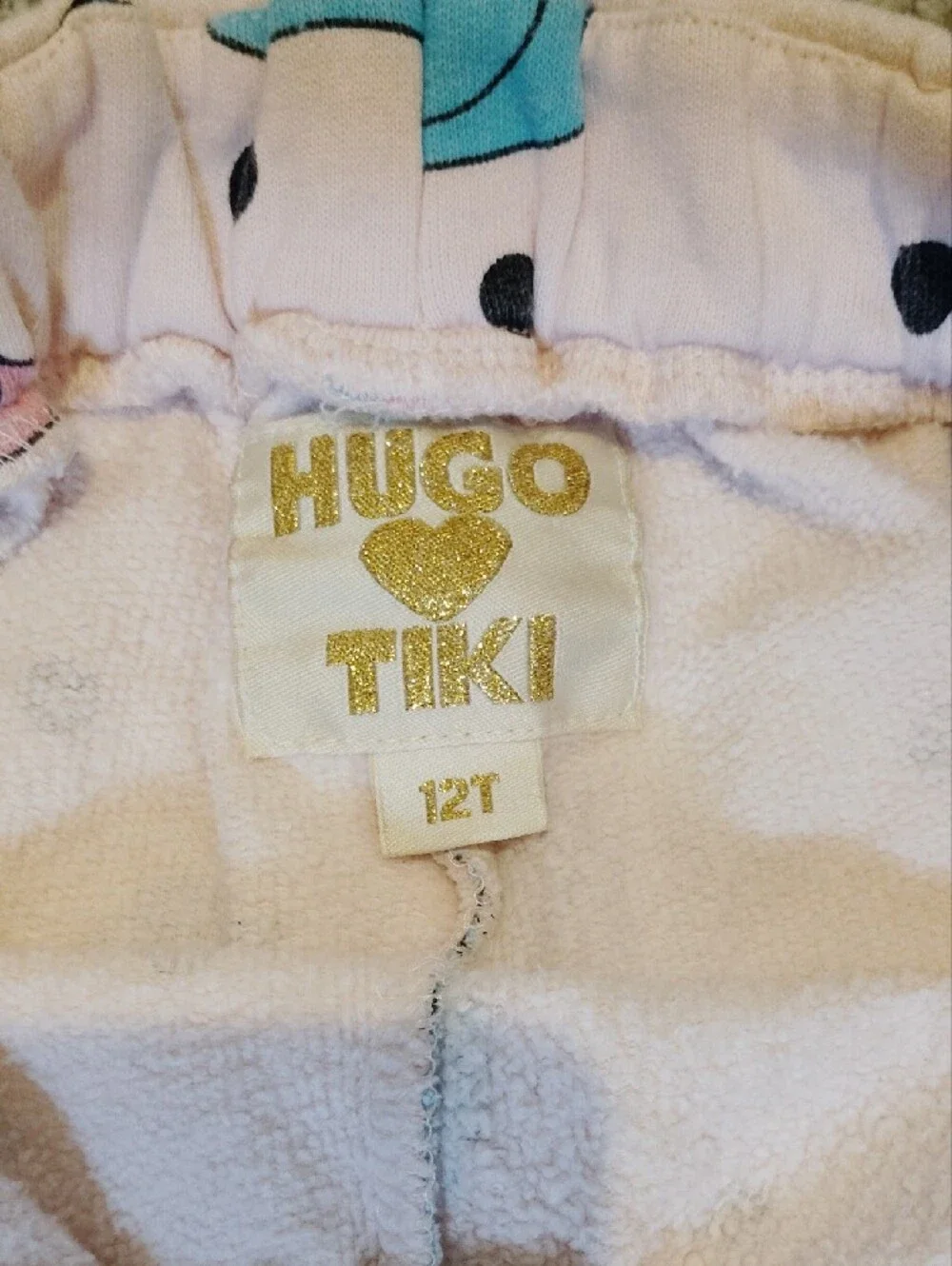 Girls Pink Overalls with Blue Duck Print